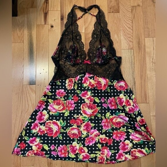 COPY Victoria Secret Floral Lace Babydoll Small NWT - Picture 1 of 8